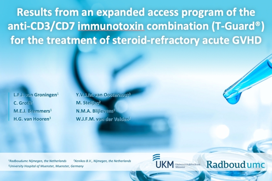 Xenikos Presents Promising New Data From Expanded Access Program Eap Using T Guard To Treat Steroid Refractory Acute Gvhd At Ash Annual Meeting Xenikos Resetting The Immune System